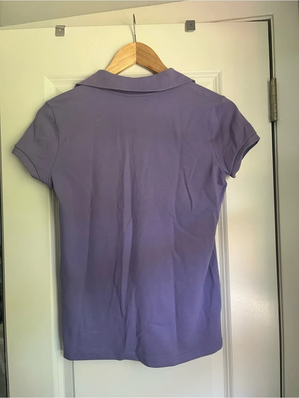 Polo by Ralph Lauren Lavender Short Sleeve Polo with Orange Logo